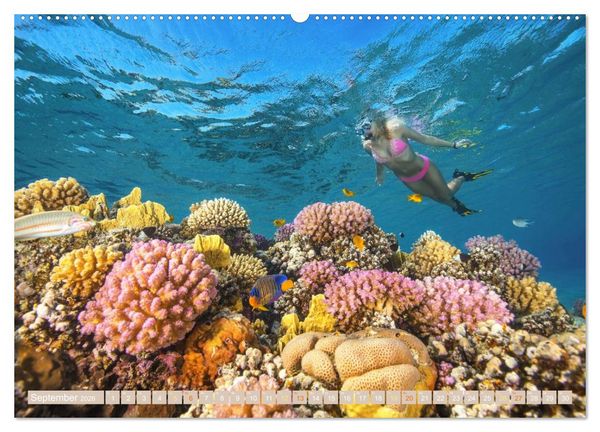 Produktbild: Die Malediven: Fluchtpunkt Sehnsucht (hochwertiger Premium Wandkalender 2026 DIN A2 quer), Kunstdruck in Hochglanz
