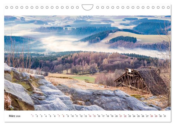 Produktbild: Einblicke in das Erzgebirge (Wandkalender 2026 DIN A4 quer), CALVENDO Monatskalender