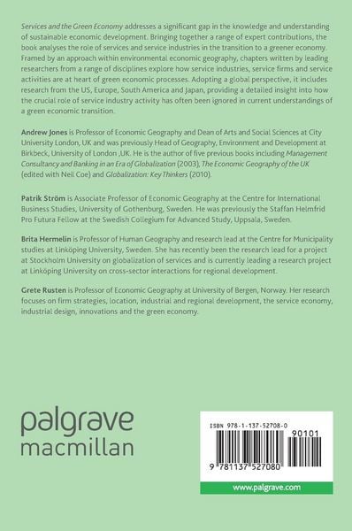 Produktbild: Services and the Green Economy