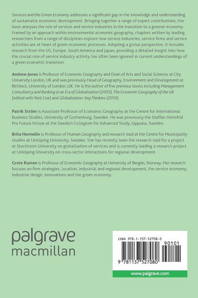 Produktbild: Services and the Green Economy