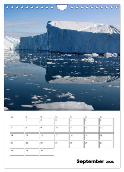 Produktbild: Die Eisberge von Ilulissat (Wandkalender 2026 DIN A4 hoch), CALVENDO Monatskalender
