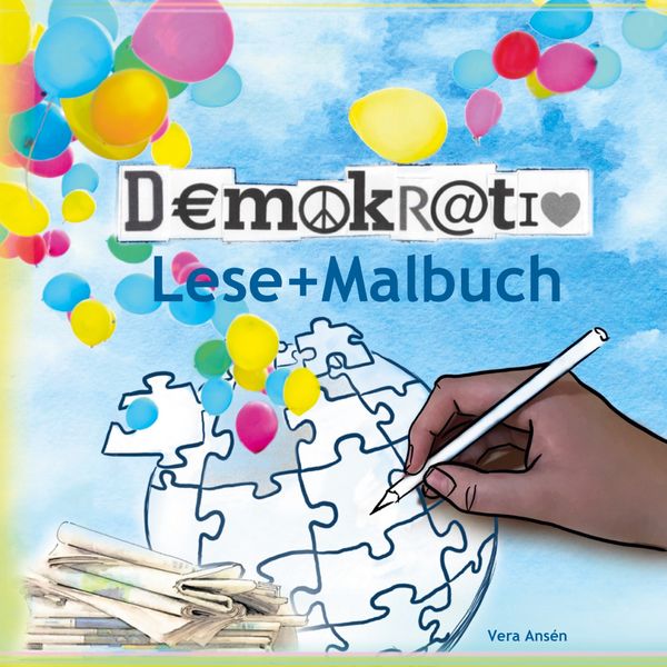 Produktbild: Demokratie Lese-Malbuch