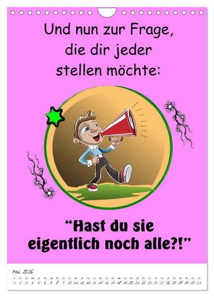 Produktbild: L&auml;uft&acute;s noch nicht beschissen genug? Dann hilft der Anti-Gl&uuml;cks-Kalender! (Wandkalender 2026 DIN A4 hoch), CALVENDO Monatskalender