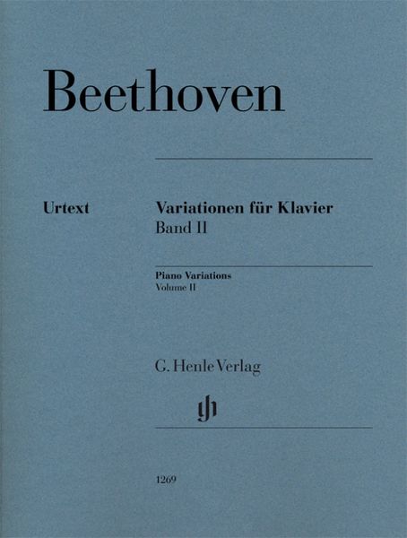 Produktbild: Ludwig van Beethoven - Variationen f&uuml;r Klavier, Band II