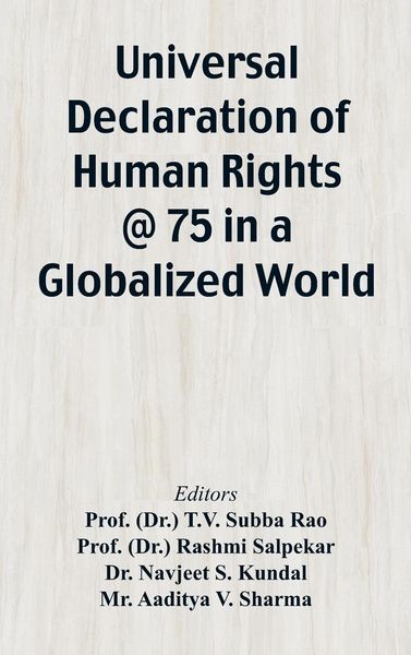 Produktbild: Universal Declaration of Human Rights @ 75 In a Globalized World