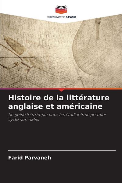 Produktbild: Histoire de la litt&eacute;rature anglaise et am&eacute;ricaine