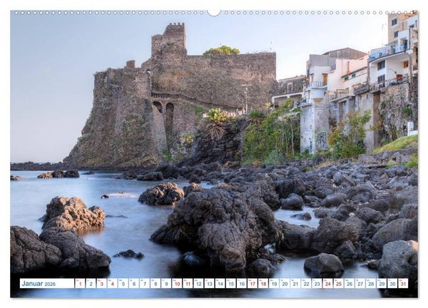 Produktbild: Sizilien - Italien mal anders (hochwertiger Premium Wandkalender 2026 DIN A2 quer), Kunstdruck in Hochglanz