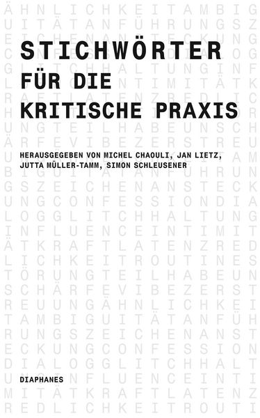 Produktbild: Stichw&ouml;rter f&uuml;r die kritische Praxis
