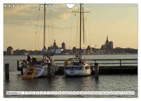 Produktbild: Stralsund - Momente einer Reise (Wandkalender 2027 DIN A4 quer), CALVENDO Monatskalender