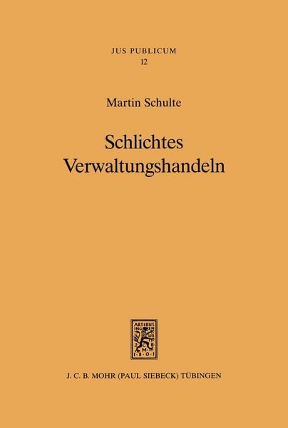 Produktbild: Schlichtes Verwaltungshandeln