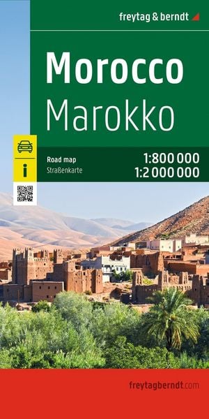 Produktbild: Freytag & berndt Stra&szlig;enkarte Marokko 1:800.000