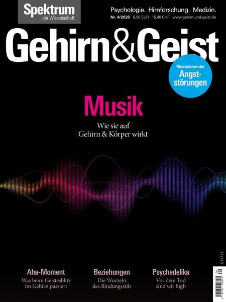 Produktbild: Gehirn&Geist 4/2026 Musik