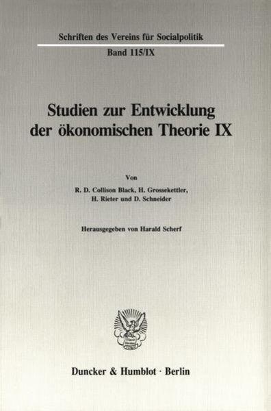 Untersuchungen zu Quesnay, Stein, Jevons und zur allgemeinen Gleichgewichtstheorie., Taschenbuch von , Duncker & Humblot, 9783428069866