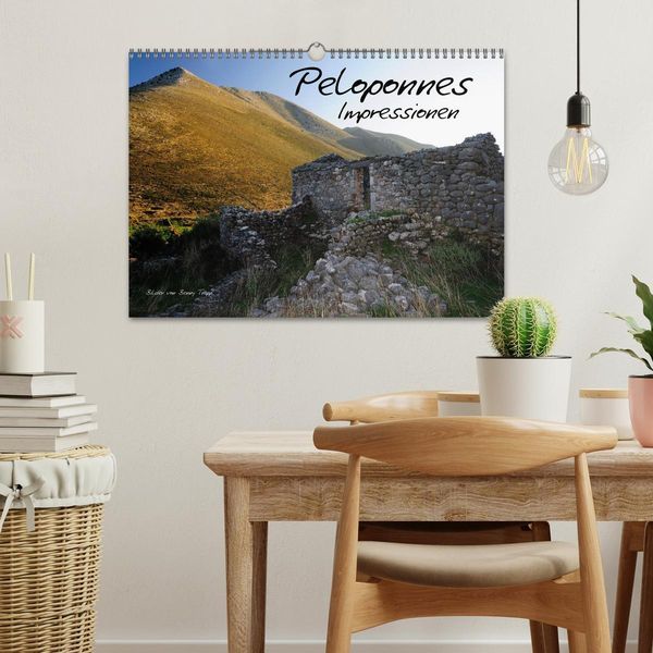 Produktbild: Peloponnes Impressionen / 2026 (Wandkalender 2026 DIN A3 quer), CALVENDO Monatskalender