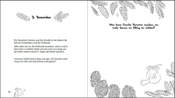 Produktbild: Was brauchst du im Advent? Der Familien-Adventskalender in Giraffensprache f&uuml;r Gewaltfreie Kommunikation mit Kindern und Eltern