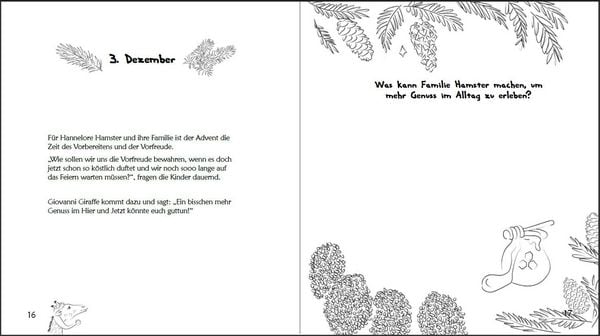 Produktbild: Was brauchst du im Advent? Der Familien-Adventskalender in Giraffensprache f&uuml;r Gewaltfreie Kommunikation mit Kindern und Eltern
