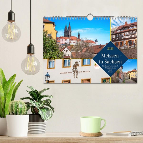 Produktbild: Meissen in Sachsen - Stadtansichten mit Seele Fotografiert von Tanja Riedel (Wandkalender 2026 DIN A4 quer), CALVENDO Monatskalender