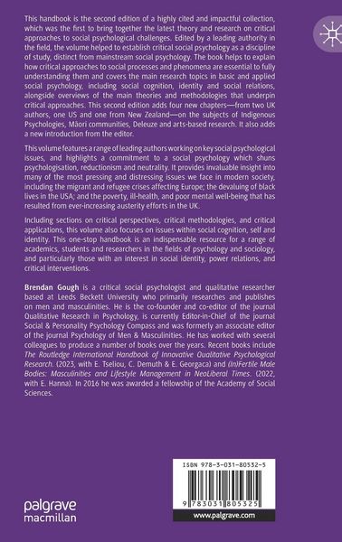 Produktbild: The Palgrave Handbook of Critical Social Psychology