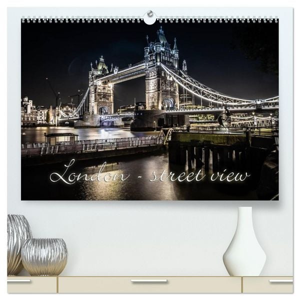 Produktbild: London - street view (CH-Version) (hochwertiger Premium Wandkalender 2026 DIN A2 quer), Kunstdruck in Hochglanz