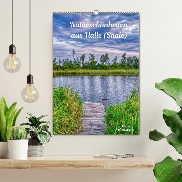 Produktbild: Natursch&ouml;nheiten aus Halle (Saale) (Wandkalender 2026 DIN A2 hoch), CALVENDO Monatskalender