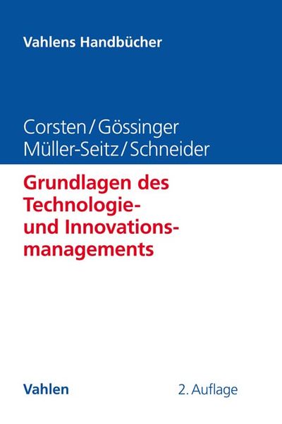 Produktbild: Grundlagen des Technologie- und Innovationsmanagements