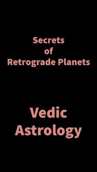 Produktbild: Secrets of Retrograde Planets