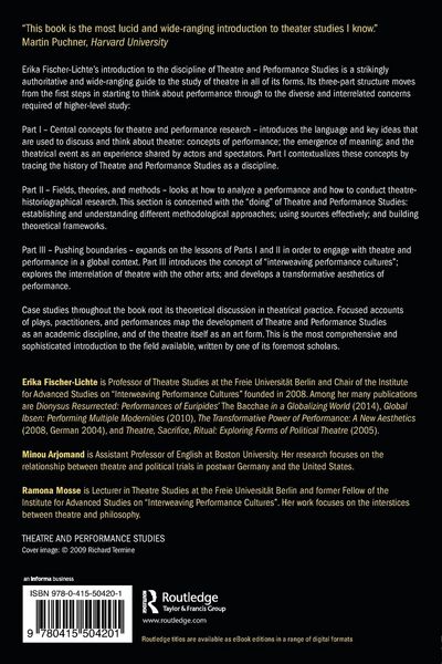 Produktbild: The Routledge Introduction to Theatre and Performance Studies
