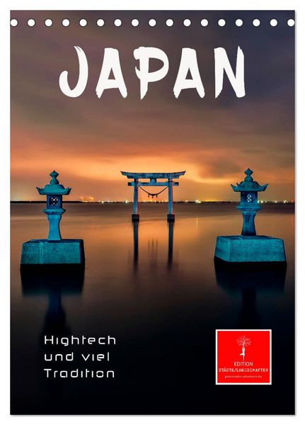 Produktbild: Japan - Hightech und viel Tradition (Tischkalender 2026 DIN A5 hoch), CALVENDO Monatskalender