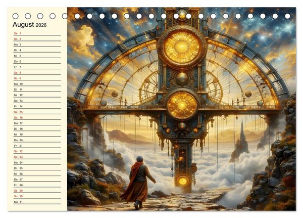Produktbild: Flucht ins Wunder (Tischkalender 2026 DIN A5 quer), CALVENDO Monatskalender