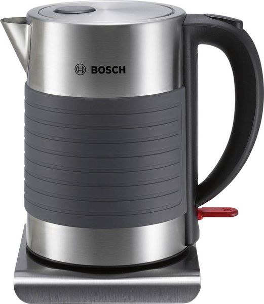 Bosch Haushalt TWK7S05 Wasserkocher schnurlos Edelstahl, Schwarz