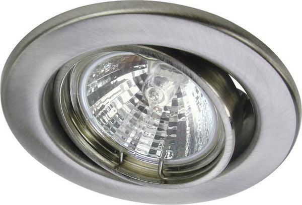 Produktbild: Heitronic 23552 DL6801 Einbauleuchte LED GU5.3 35W Edelstahl (geb&uuml;rstet)