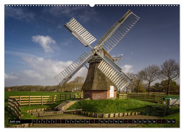 Produktbild: Provinz Groningen (hochwertiger Premium Wandkalender 2026 DIN A2 quer), Kunstdruck in Hochglanz
