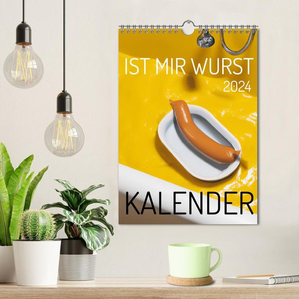 'Ist mir Wurst Kalender (Wandkalender 2024 DIN A4 hoch), CALVENDO 