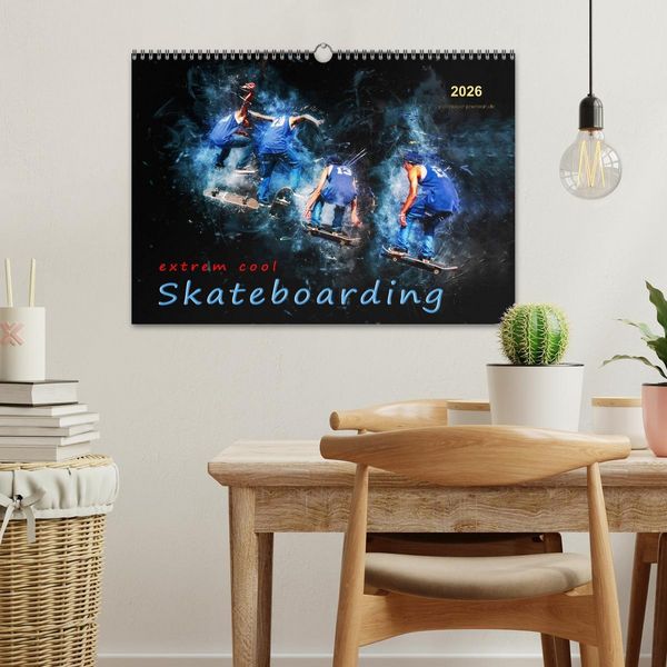 Produktbild: Skateboarding - extrem cool (Wandkalender 2026 DIN A3 quer), CALVENDO Monatskalender