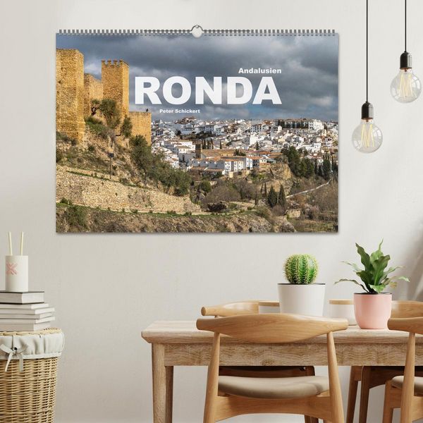 Produktbild: Andalusien - Ronda (Wandkalender 2026 DIN A2 quer), CALVENDO Monatskalender