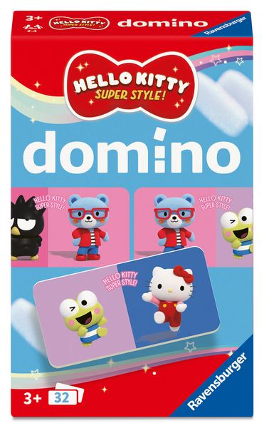 Domino Hello Kitty - Reisespiel ab 3 Jahre