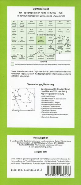 Produktbild: &Uuml;hlingen-Birkendorf