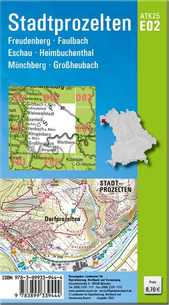 Produktbild: Stadtprozelten 1:25 000