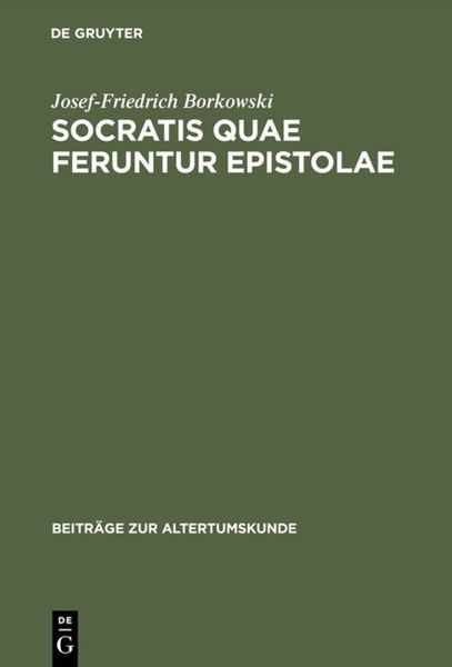 Produktbild: Socratis quae feruntur epistolae