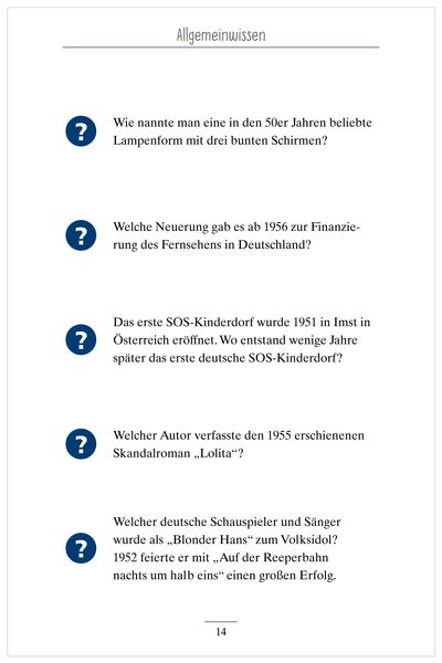 Produktbild: Allgemeinwissen. Das Ged&auml;chtnistraining-Quiz f&uuml;r Senioren. Ideal als Besch&auml;ftigung, Ged&auml;chtnistraining, Aktivierung bei Demenz.