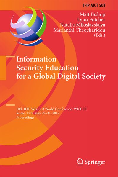 Produktbild: Information Security Education for a Global Digital Society
