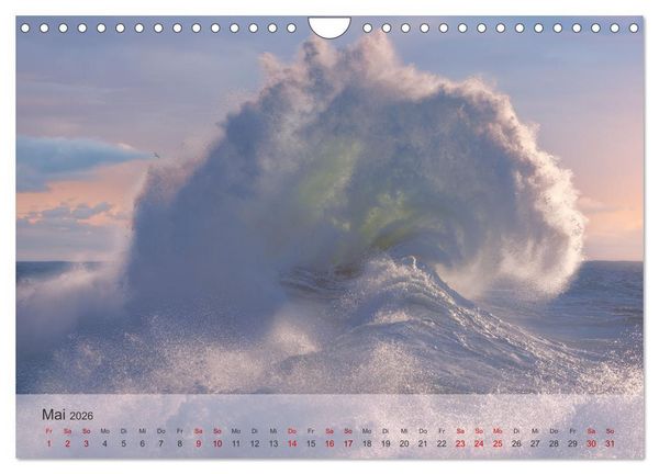 Produktbild: Wellen Konzert (Wandkalender 2026 DIN A4 quer), CALVENDO Monatskalender