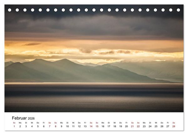 Produktbild: Spitzbergenkalender (Tischkalender 2026 DIN A5 quer), CALVENDO Monatskalender
