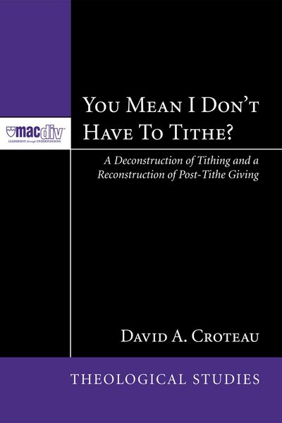 Produktbild: You Mean I Don't Have to Tithe?