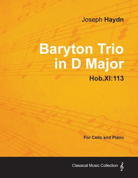Produktbild: Baryton Trio in D Major Hob.XI