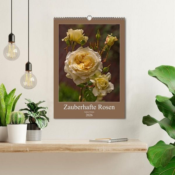 Produktbild: Zauberhafte Rosen (Wandkalender 2026 DIN A3 hoch), CALVENDO Monatskalender