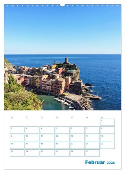 Produktbild: Blauer Ligurien Sommer (Wandkalender 2026 DIN A2 hoch), CALVENDO Monatskalender