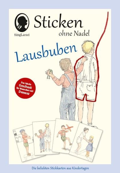 Produktbild: Sticken ohne Nadel "Lausbuben"