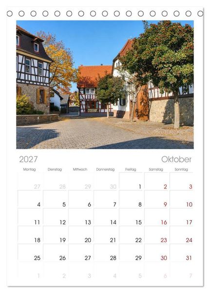 Produktbild: Tischplaner 2027 - Rodenbach im Wandel der Zeit (A5 Tischkalender zum Aufstellen) CALVENDO