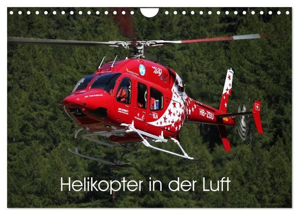 Produktbild: Helikopter in der Luft (Wandkalender 2026 DIN A4 quer), CALVENDO Monatskalender